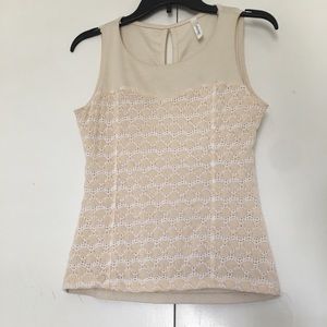 Nude dress shirt